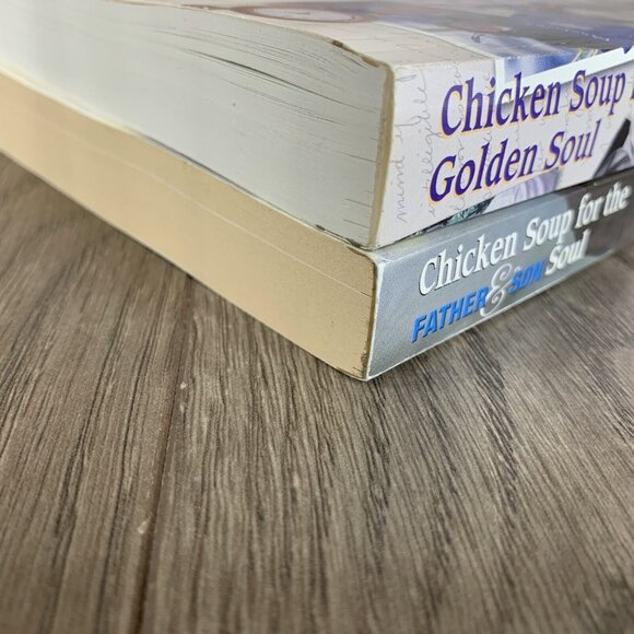 Chicken Soup for the Golden Soul & Father Son Soul by Jack Canfield Lot of 2 PB - Picture 10 of 10